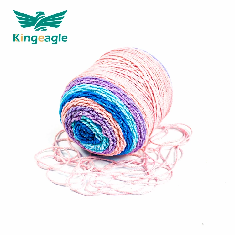 High Tenacity Solid Colors Spun Feather Yarn For Knitting And